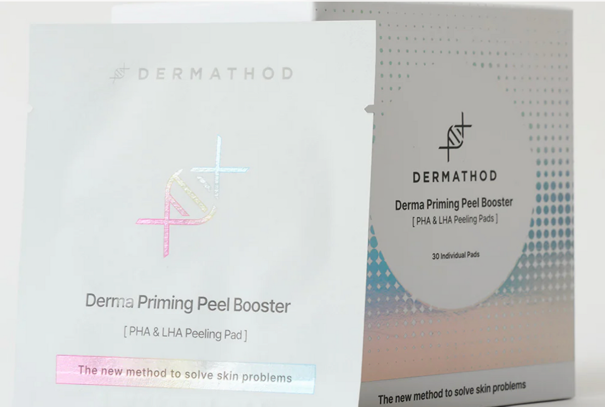 Brightening and pigmentation ritual featuring Dermathod Priming Peel Booster
