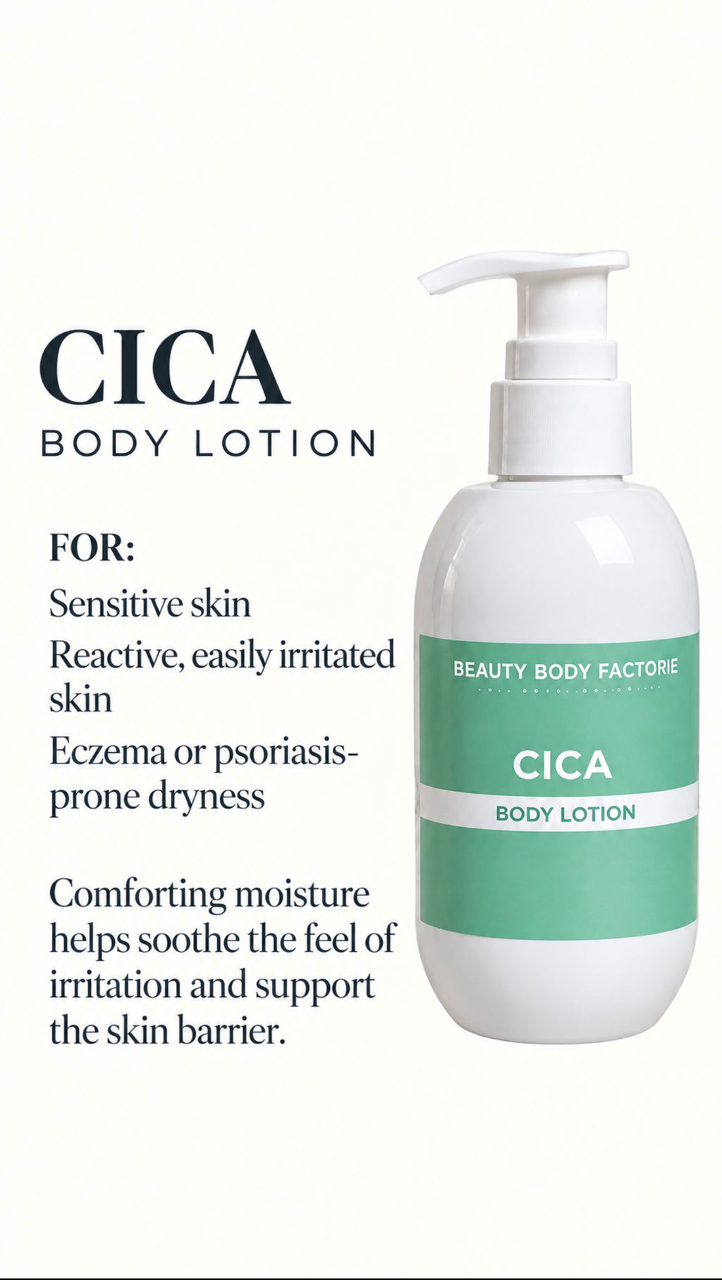 Body Factorie Cica Body Lotion