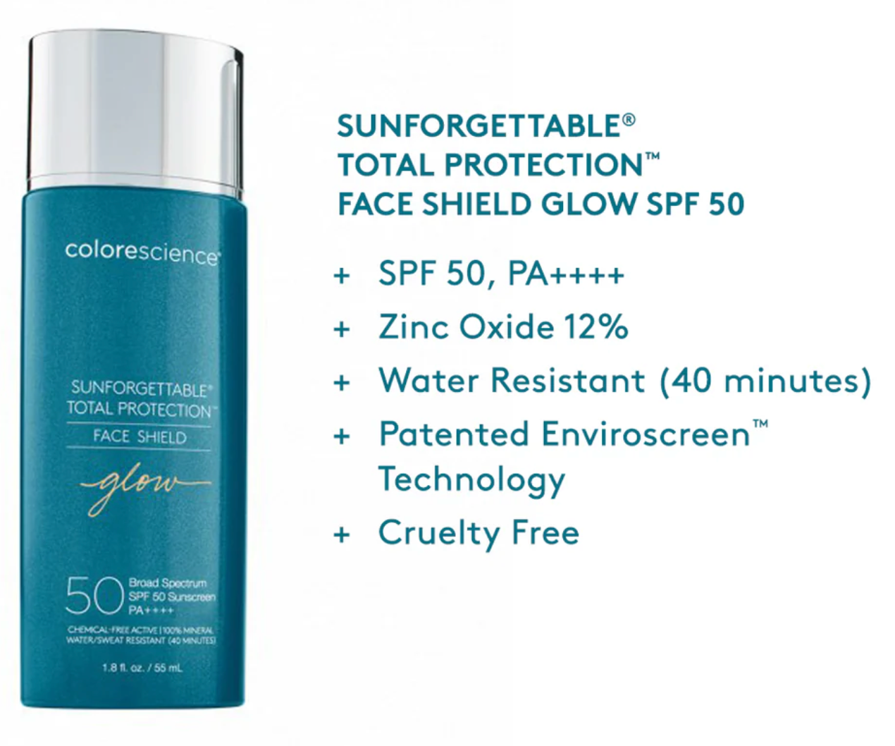 Sunforgettable® Total Protection® Face Shield Glow SPF 50